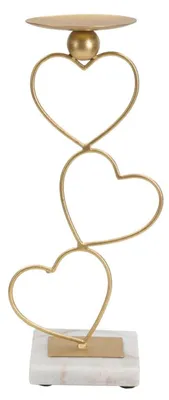 Immagine prodotto di Mauro Ferretti Portacandele Hearts, 14,5x10x32,5 cm