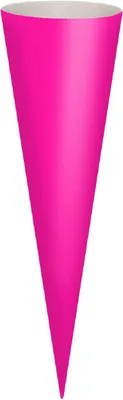 Produktbild von Goldbuch Bastelschultüte ohne Filzverschluss Neonpink 19x70 cm