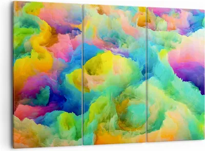 Produktbild von Bild auf Leinwand - Leinwandbild - Abstraktion modern - 105x70cm - Wand Bild - Wanddeko - Leinwanddruck - Bilder - Kunstdruck - Wanddekoration - Leinwand bilder - Wandkunst - CE105x70-4055