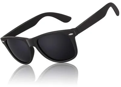 Produktbild von Sonnenschutzbrille - Herren - Damen - Sonnenbrillen - Gepolarierte UV-Schutzbrille - Klassische Vintage Rechteck-Brille