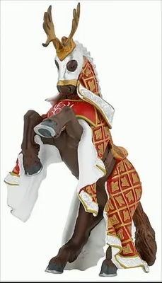 Produktbild von papo 39912 Pferd des Waffenmeister Hirsch Spielfigur
