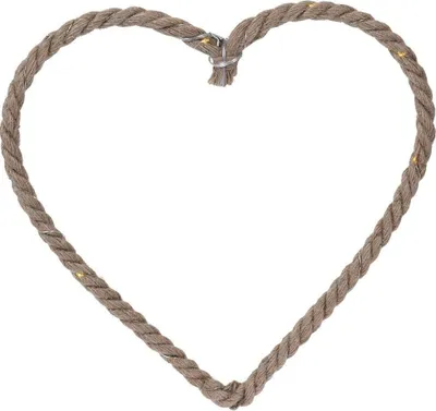 Produktbild von Weihnachtsbaumschmuck LED aus Jute, 40 cm, Tannenbaum