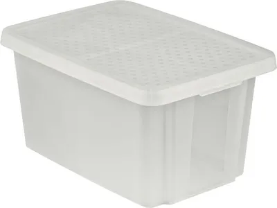 Immagine prodotto di Box Curver ESSENTIALS, con coperchio, 45 litri, trasparente, 57x40x30 cm