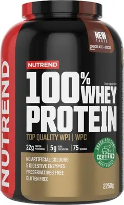 Imagen del producto de Proteína de suero de leche 100% - 2250 g, sabor naranja