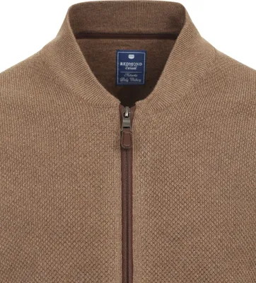 Produktbild von Redmond Strickjacke mit Taschen Braun M Regular Fit