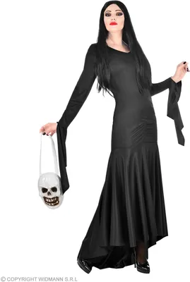 Produktbild von Kostüm Mortisia M (Kleid, Totenkopftasche)