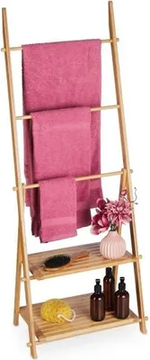 Image de Porte-serviettes avec 2 étagères