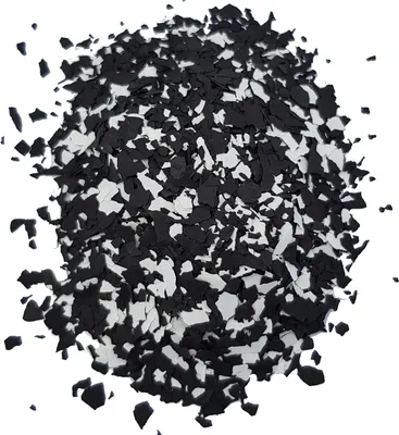 Produktbild von Farbchips für Epoxidharz Bodenbeschichtung Bodenfarbe Colorchips W750 Schwarz-Weiss - 500g