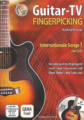 Zdjęcie produktu dla Guitar-TV: Fingerpicking – utwory międzynarodowe, z płytą DVD. Część 1