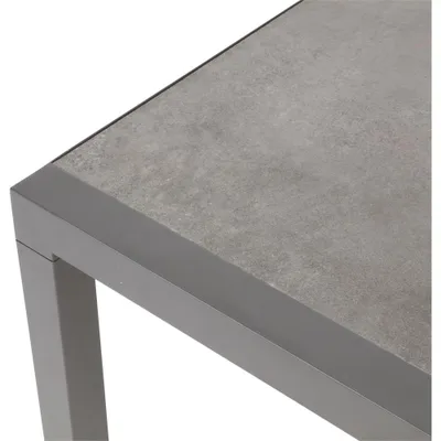 Produktbild von Lesli Living - Gartentisch Down - Grau - 120x70x43cm