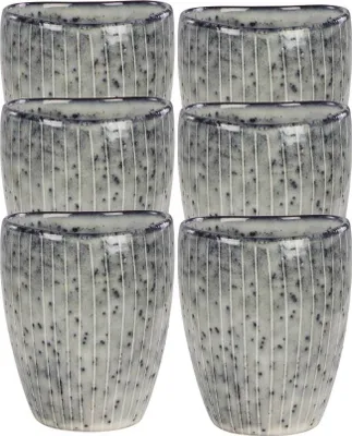 Produktbild von Broste Copenhagen NORDIC SEA Espresso Becher 0,1 l Set6