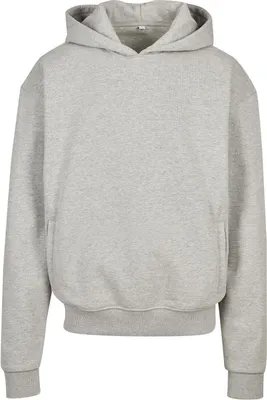 Produktbild von Build Your Brand BY268 | Ultra Heavy Oversized Hoody Kapuzenpulli Herren - Farbe: Heather Grey - Größe: XXL