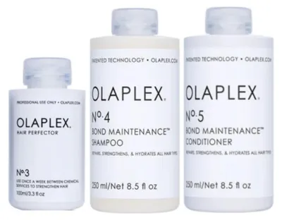 Produktbild von Olaplex Set No. 3, 4 & 5 – Haarpflege Set Reparatur Shampoo Conditione