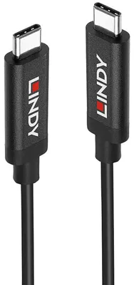 Image de Lindy 43308 câble USB USB 3.2 Gen 2 (3.1 Gen 2) 5 m USB C Noir