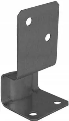 Produktbild von Anschraubbarer Mastfuß anthrazit 70x70x142mm