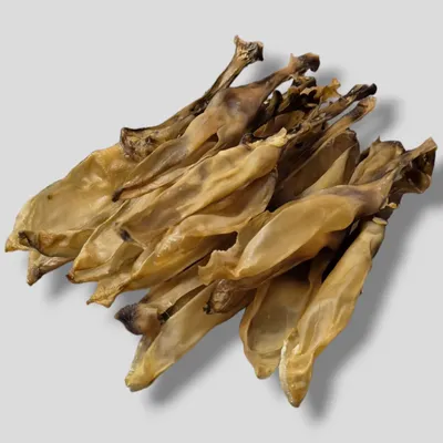 Produktbild von 5kg Kaninchenohren ohne Fell Hundesnack Hundefutter Kausnack getrocknet