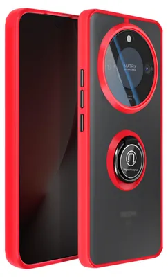 Obrázek produktu pro Avizar, Honor Magic 8 Lite hybridní pouzdro odolné proti nárazům s magnetickým kroužkem, červené