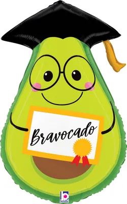 Produktbild von Shape Folienballon "Bravocado" | 64 cm