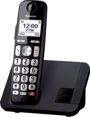 Produktbild von Panasonic KX-TGE250 DECT-Telefon Anrufer-ID Schwarz