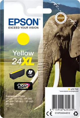 Produktbild von Epson Tintenpatrone XL yellow Claria Photo HD T 243     T 2434