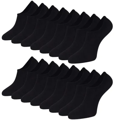 Produktbild von Inovra – Bambus-Socken, 8 Paar – Sneaker-Socken – Rutschfeste Knöchelsocken – Unsichtbare Socken – Atmungsaktives Material – Geeignet für Damen/Herren