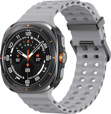 Productafbeelding van imoshion Ocean Siliconenband voor de Samsung Galaxy Watch Ultra 2 (2026) / Ultra (2024/2025) - Brown Gray