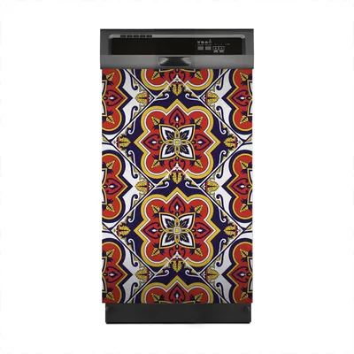 Produktbild von Aufkleber sticker 45x70 cm Dekorative folie Spülmaschine - Portugiesische Fliese