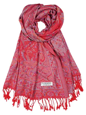 Productafbeelding van Solidchoice - Elegante Pashmina Sjaal voor Dames in Paisley Patroon
