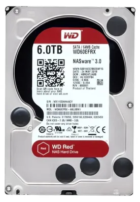 Produktbild von Western Digital WD60EFRX rot 6000 GB interne