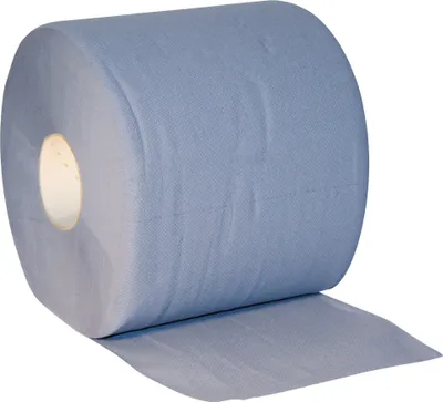 Produktbild von Kerbl Papiertuchrolle blau, 3-lagig, 2 x 500 Blatt