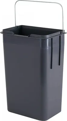 Produktbild von Hailo Inneneimer 9l aus Kunststoff schwarz für Solid Öko duo 22/M/33 und trio 33/L
