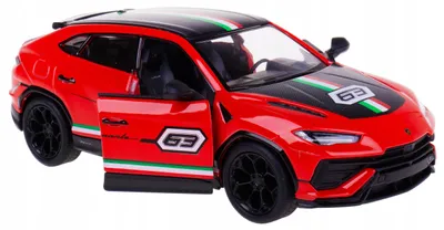 Obrázek produktu pro Kinsmart, model auta Lamborghini Urus Performante, červená barva, měřítko 1:40