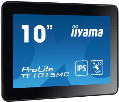 Produktbild von iiyama TF1015MC-B3, 25,6 cm (10.1"), 1280 x 800 Pixel, HD, LED, 29 ms, Schwarz
