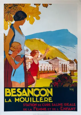 Image de Besançon - La Mouillère - 50x70cm Affiche Poster