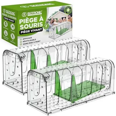 Zdjęcie produktu dla Pułapka na myszy żywa humanitarna pudełko przynęta