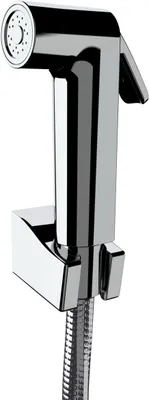 Produktbild von WENKO Bidet Set WATERSAVING Hygiene 120 cm Schlauch Sprühkopf Wand Halterung
