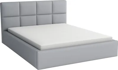Produktbild von Polsterbett Alaska 140x200 mit Matratze Grau| CAYENNE
