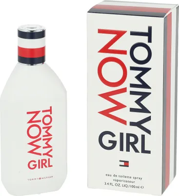 A perfume bottle and its packaging are displayed side-by-side against a white background.