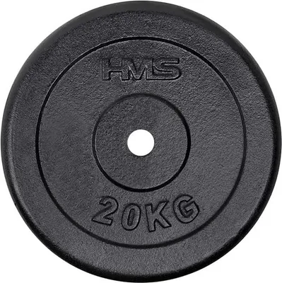 Obrázek produktu pro Černý litinový kotouč HMS 20 kg