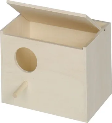 Produktbild von Nobby Exoten Nistkasten 15 x 11 x 12 cm, Loch links