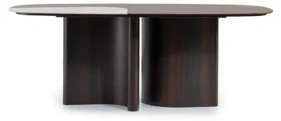 Obrázek produktu pro Elegantní dřevěný stůl v hnědé barvě do jídelny v klasickém stylu