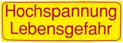 Produktbild von Warnschild - Achtung Bauarbeiten - 308651 - 25cm x 9cm