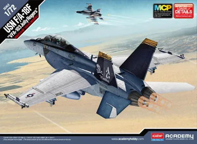 Obrázek produktu pro Model Kit letadlo 12535 - USN F/A-18F "VFA-103 Jolly Rogers" MCP (1:72)