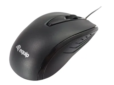 Zdjęcie produktu dla Equip 245107, Oburęczny, Optyczny, USB Typu-A, 1000 DPI, Czarny