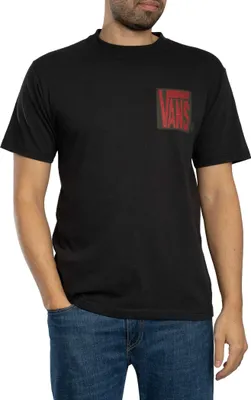 Produktbild von Vans Stretch-T-Shirt mit Grafikprint auf der Rückseite, Schwarz XXL