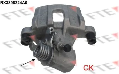 Produktbild von FTE Bremssattel Hinten Rechts für FORD FOCUS III Turnier Ø38mm Grau 9290630