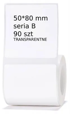Image de EDIBAZZAR | NIIMBOT Autocollant thermique 50x80mm Rouleau autocollant B21 B3S