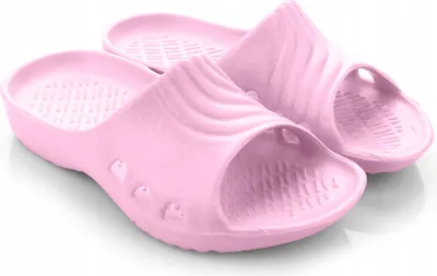 Produktbild von LEMIGO Badelatschen Damen Badeschlappen Pantoletten Rutschfeste Badeschuhe Duschschuhe Miss Rosa 37/38