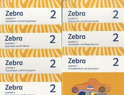 Immagine prodotto di Zebra 2. Lesehefte (7 Ex.) 2. Schuljahr