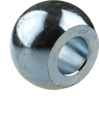 Produktbild von Unterlenkerkugel aus verzinktem Stahl, 56 mm außen, 28 mm innen, 45 mm hoch